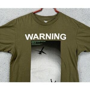 Paper Planes T-Shirt Mens Medium Olive Imagination Department‎ Short Sleeve Tee